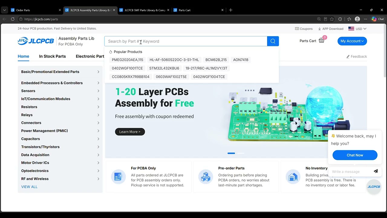 TTL communication board part order video thumbnail